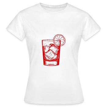 Limonade Getränk - Frauen T-Shirt - Weiß - Vorne - AI Model Female 172 dark (172cm)
