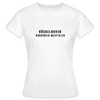 Hückelhoven, North Rhine-Westphalia - Women's T-Shirt - white - Front - AI Model Female 172 dark (172cm)
