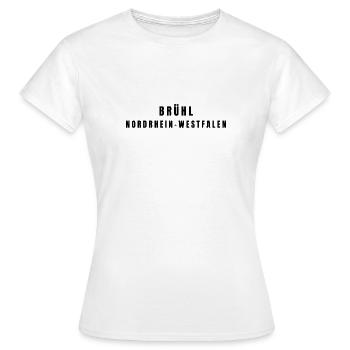 Brühl Nordrhein-Westfalen - Frauen T-Shirt - Weiß - Vorne - AI Model Female 172 dark (172cm)