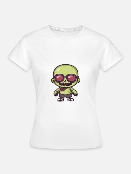 Zombie Halloween Cool - Frauen T-Shirt - Weiß