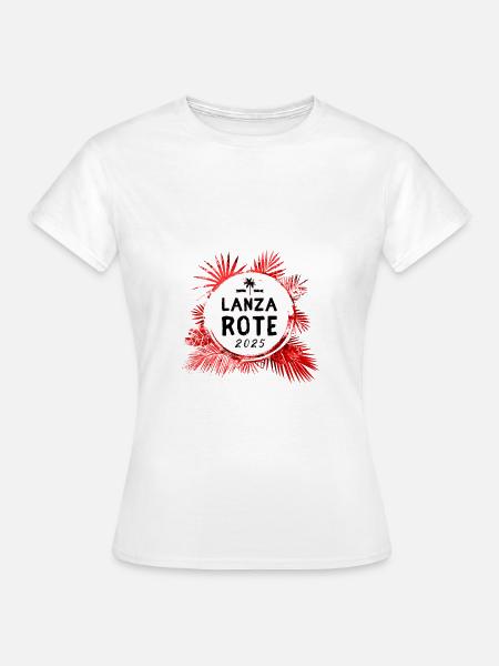 Lanzarote 2025 Bunt - Frauen T-Shirt - Weiß