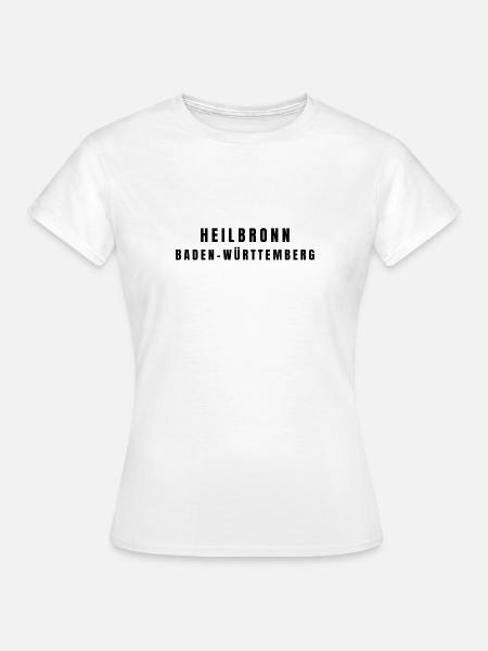 Heilbronn Baden-Württemberg - Frauen T-Shirt - Weiß