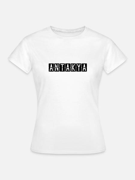 Antakya Flughafentafel - Frauen T-Shirt - Weiß