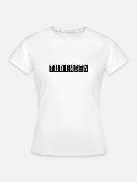 Tübingen Flughafentafel - Frauen T-Shirt - Weiß