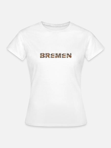 Bremen Hund - Frauen T-Shirt - Weiß