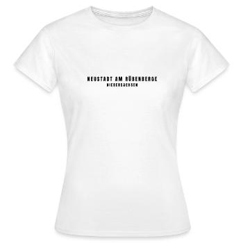 Neustadt am Rübenberge, Basse-Saxe - T-shirt Femme - blanc - Devant - AI Model Female 172 dark (172cm)