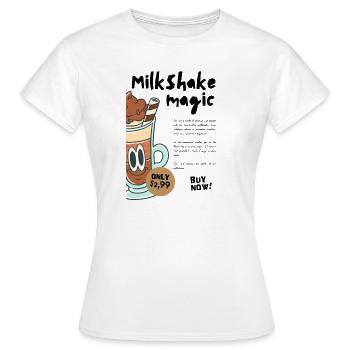 Milkshake magique - T-shirt Femme - blanc - Devant - AI Model Female 172 dark (172cm)