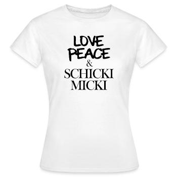 schickimicki - T-shirt Femme - blanc - Devant - AI Model Female 172 dark (172cm)