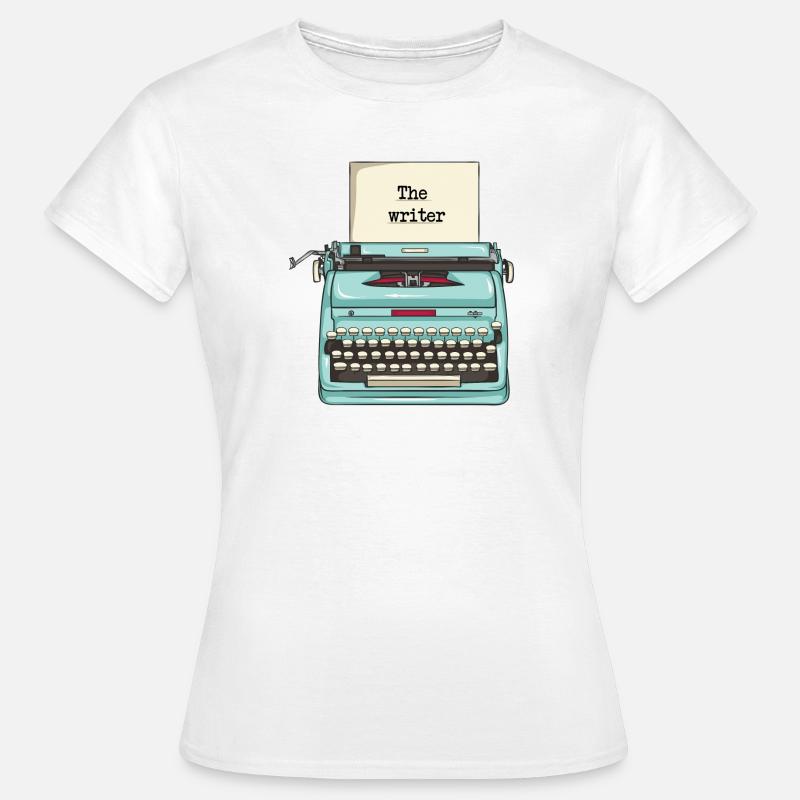 Typewriter - writer - Women's T-Shirt - white