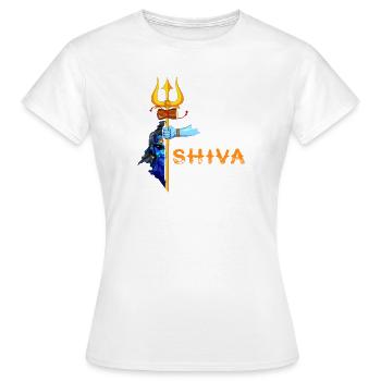 Shiva - T-shirt Femme - blanc - Devant - AI Model Female 172 dark (172cm)
