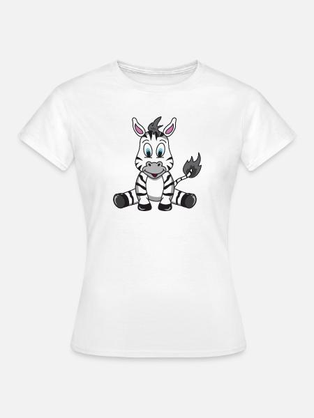 Baby Zebra - Frauen T-Shirt - Weiß