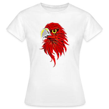 Oiseau de proie - T-shirt Femme - blanc - Devant - AI Model Female 172 dark (172cm)