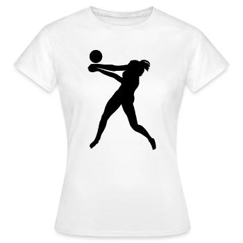 Beach-volley - T-shirt Femme - blanc - Devant - AI Model Female 172 dark (172cm)