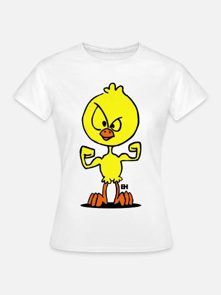 Puissance des poussins - T-shirt Femme - blanc