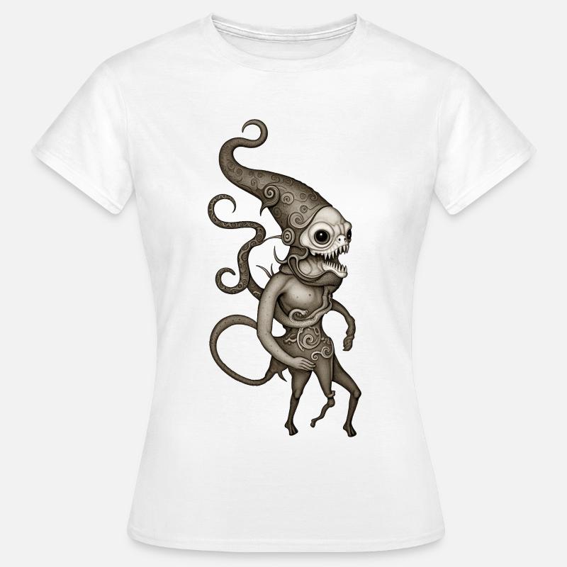 BUG #5 - dark hell - Women's T-Shirt - white