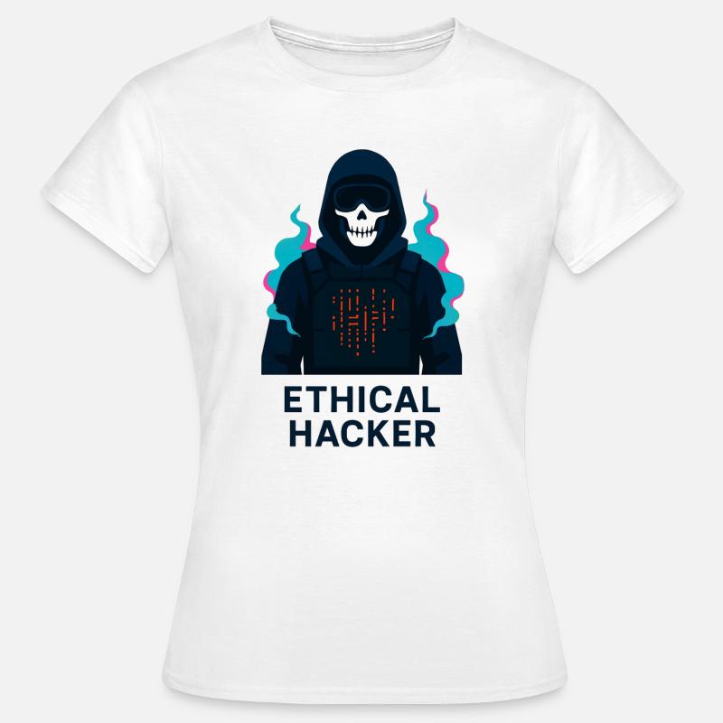 Ethical Hacker - Cybersecurity - Women's T-Shirt - white