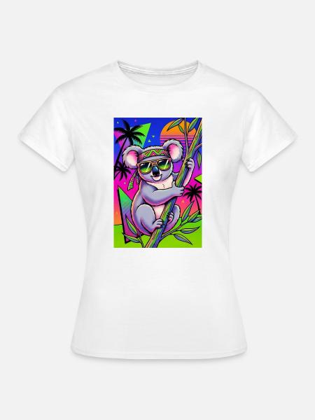 Koala - Frauen T-Shirt - Weiß