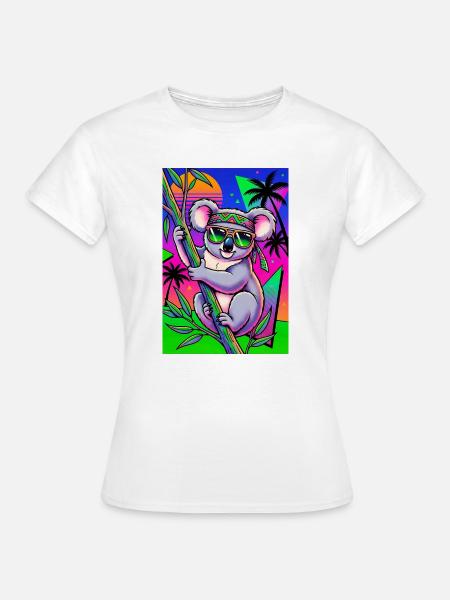 Koala - Frauen T-Shirt - Weiß