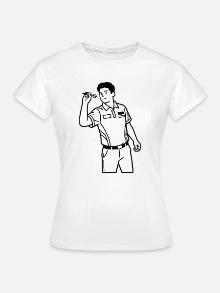 Darts - Frauen T-Shirt - Weiß