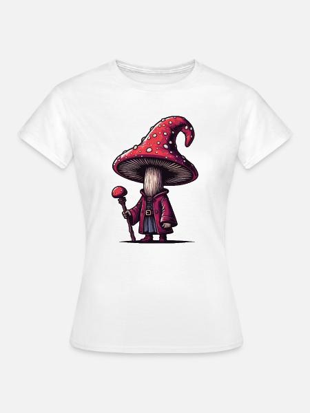 Pilz Abenteurer - Frauen T-Shirt - Weiß