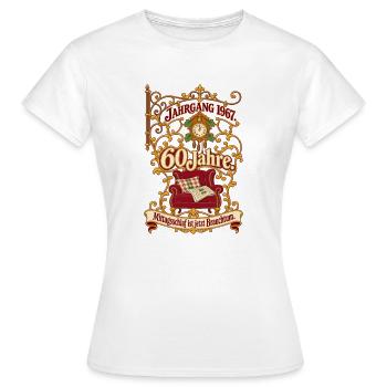 Jahrgang 1967 Mittagsschlaf - Frauen T-Shirt - Weiß - Vorne - AI Model Female 172 dark (172cm)