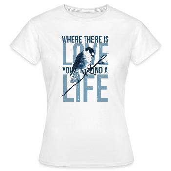 spring - Women's T-Shirt - white - Front - AI Model Female 172 dark (172cm)