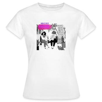 Worlds best friends: Unzertrennlich! - Frauen T-Shirt - Weiß - Vorne - AI Model Female 172 dark (172cm)