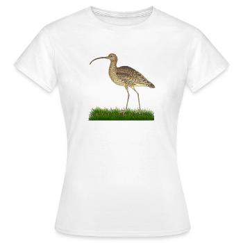 oiseau - T-shirt Femme - blanc - Devant - AI Model Female 172 dark (172cm)