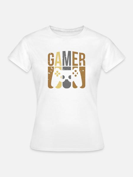 Gamer - Frauen T-Shirt - Weiß