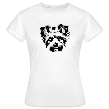 Yorkshire - T-shirt Femme - blanc - Devant - AI Model Female 172 dark (172cm)