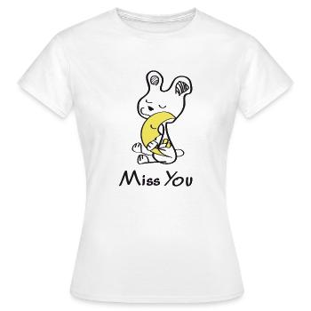Ich umarme dich ganz fest - Frauen T-Shirt - Weiß - Vorne - AI Model Female 172 dark (172cm)