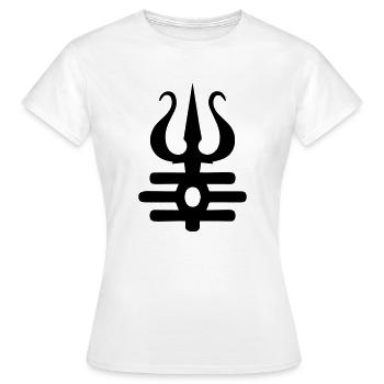 Shiva - Frauen T-Shirt - Weiß - Vorne - AI Model Female 172 dark (172cm)
