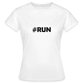 Course à pied #Run Sport Running Sport - T-shirt Femme - blanc - Devant - AI Model Female 172 dark (172cm)