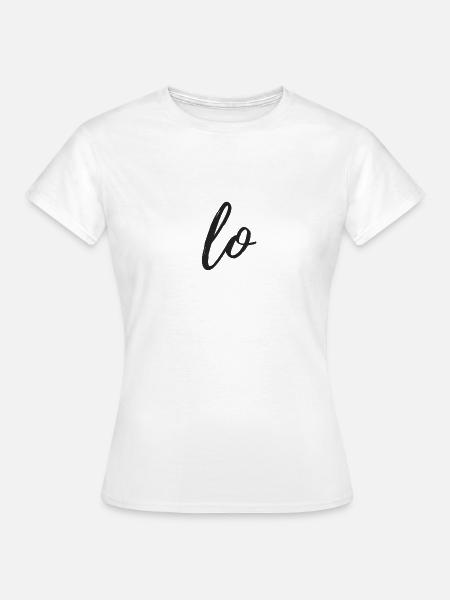 ( LO )VE - Frauen T-Shirt - Weiß