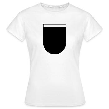 coat of arms - Women's T-Shirt - white - Front - AI Model Female 172 dark (172cm)