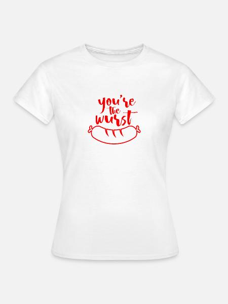 Wurst - Frauen T-Shirt - Weiß