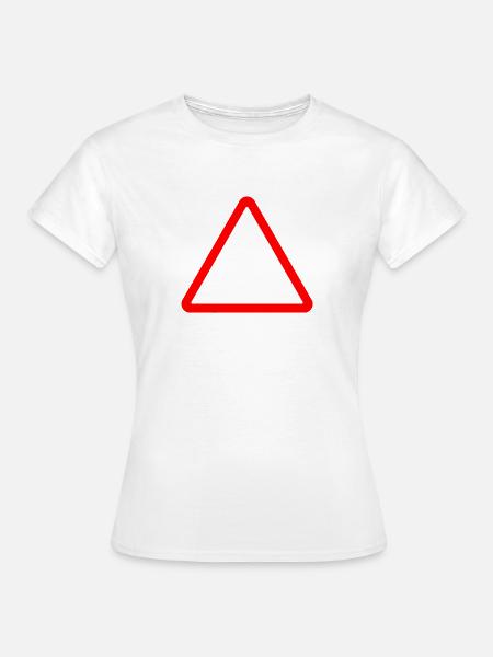Straßenschild - Frauen T-Shirt - Weiß