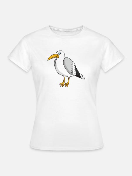 Möwe - Frauen T-Shirt - Weiß