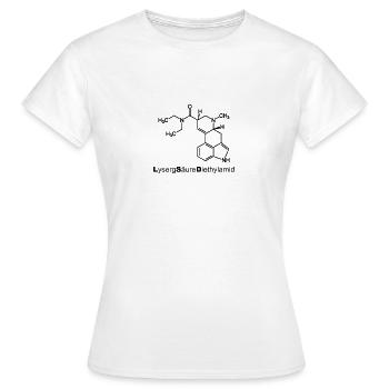 LSD - Frauen T-Shirt - Weiß - Vorne - AI Model Female 172 dark (172cm)