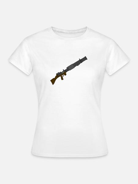 Langer Blaster - Frauen T-Shirt - Weiß