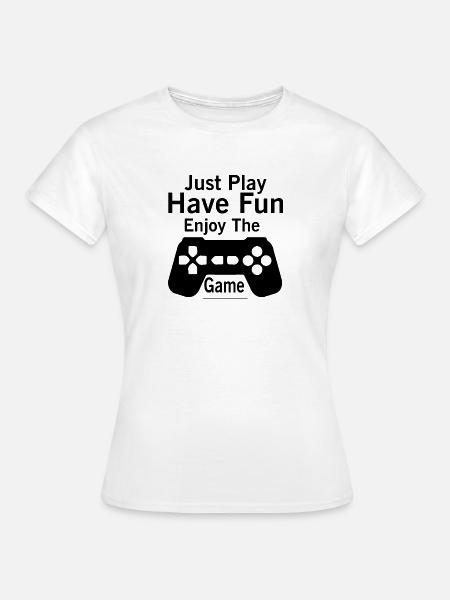 play the game - Frauen T-Shirt - Weiß