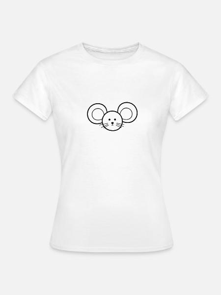 Maus Mäuschen - Frauen T-Shirt - Weiß
