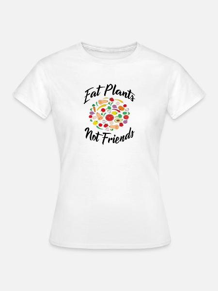 Vegan - Frauen T-Shirt - Weiß