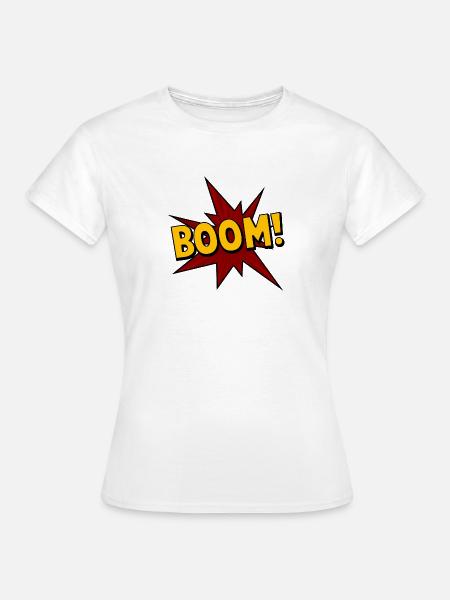 Boom! - Comic - Frauen T-Shirt - Weiß