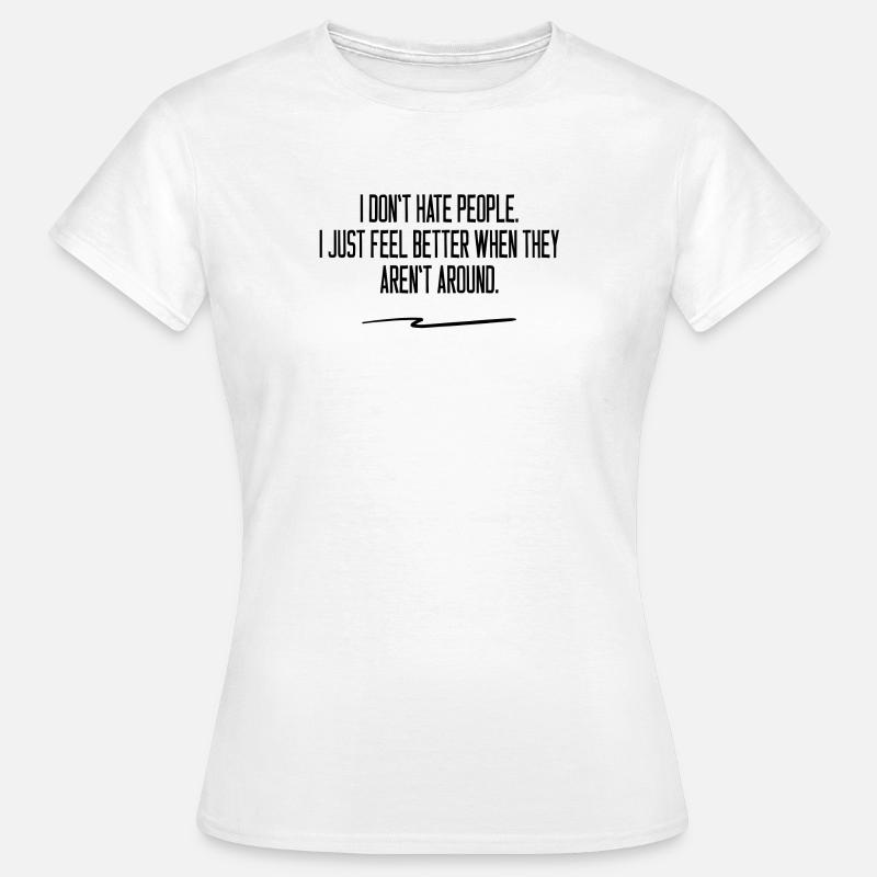 sarcastically - Women's T-Shirt - white