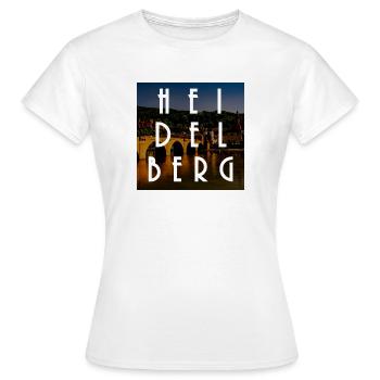 Heidelberg - T-shirt Femme - blanc - Devant - AI Model Female 172 dark (172cm)