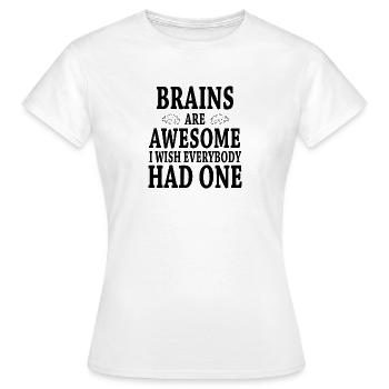 sarcasm - Women's T-Shirt - white - Front - AI Model Female 172 dark (172cm)