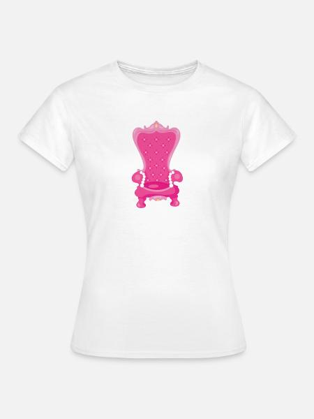 Thron - Frauen T-Shirt - Weiß