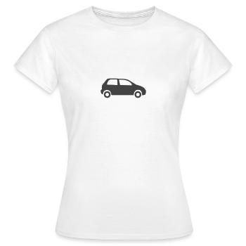 voiture - T-shirt Femme - blanc - Devant - AI Model Female 172 dark (172cm)