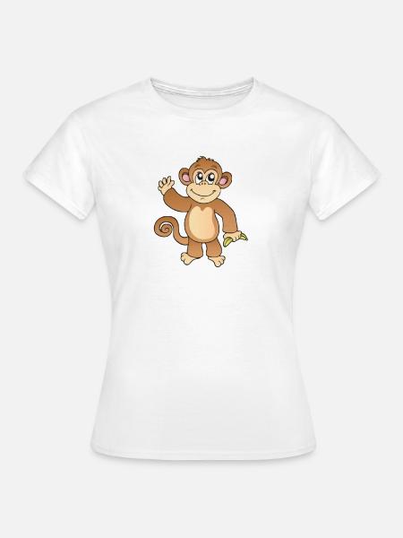 affe - Frauen T-Shirt - Weiß